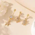 Tema Tartaruga Polpo / 3 Pezzi/Confezione / Oro