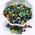 4mm 10g Bag Approx 100 Beads / Random Mixed Colors