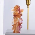Yellow Fluorite Angel / Approx 8cm
