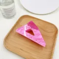 Geodreieck Haarklammer / 10cm / Kirschblütenrosa Geodreieck