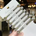 12 Pieces/Pack / Transparent Silver
