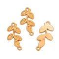 Stile Foglia (569) / 12X28mm / Oro