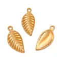 Stile Foglia (613) / 10X24mm / Oro