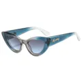Montura Azul Gris Lentes Gris Azul
