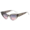 Montura Gris Rosa Lentes Gris Rosa