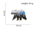 Polar Bear Landscape (x906) / Multicolor