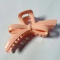 11cm Straight Bow - Glossy Pink