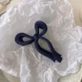 11cm Bow - Rubber Navy Blue