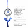 Blue Eye Tassel Wind Chime (NO.77) / Length 40cm/Weight 112g