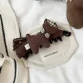 Dachshund Dog Style (FJ5486) / Dark Brown Dog Banana Clip