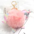 Korean Pink Unicorn Keychain