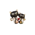 Double Cats Heart (1201)
