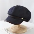 Stil mit Braunem Rand (6291427086138) / Dunkelblau mit Braunem Rand