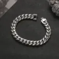 Cuban Chain (Round Polished) / 8mm x 17cm