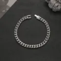 Cuban Chain (Round Polished) / 6mm x 17cm