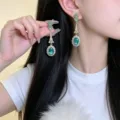 Fairy Green Stud Earrings