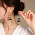 Black Tassel Earrings
