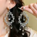 Hollow Drop Tassel Earrings