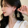 Leaf Tassel Earrings