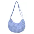 Grille Bleu et Blanc (Style Sous les Aisselles) / Bleu