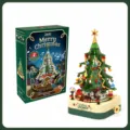 JK1318 Fun Music Christmas Tree Rotating Music Box