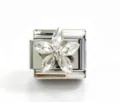 Crystal Flower Charm