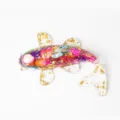 Pesce Koi in Conchiglia Colorata / Circa 6x3,5cm