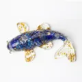 Pesce Koi in Lapislazzuli / Circa 6x3,5cm