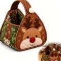 Christmas DIY Quilted Tote Basket A