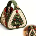 Christmas DIY Quilted Tote Basket C