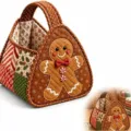 Christmas DIY Quilted Tote Basket E