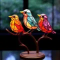 Three Birds Double Branch Ornament