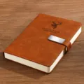Hertenkop Magnetische Gesp Stijl / A5 (360 Pagina's) / Donker Chrysantenbruin