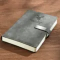 Hertenkop Magnetische Gesp Stijl / A5 (360 Pagina's) / Heeren Grijs