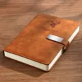 Stile Testa di Cervo con Fibbia Magnetica / B5 (200 Pagine) / Marrone Crisantemo Scuro