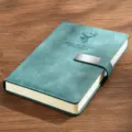 Hertenkop Magnetische Gesp Stijl / B5 (200 Pagina's) / Meerblauw