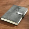 Hertenkop Magnetische Gesp Stijl / B5 (200 Pagina's) / Heeren Grijs