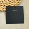 Jewelry Cards / 7.2x7.2cm / Black