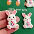 Little White Rabbit / 2x3cm