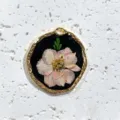 Round Pendant (GH168) / Pink Flower