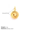 Spirale Anhänger(PJ2407G) / Gold