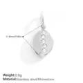 Oval Rhinestone Pendant(PJ2421WES)