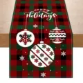 Christmas Ball Snowflake Happy Holidays (Style 4) / 183x33cm