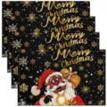 Golden Snowflake Santa (Style 1)