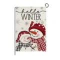 Double Snowman Winter Style (Style 3) / 30x45cm