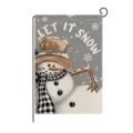 Gray Snowman Snowflake Style (Style 4) / 30x45cm