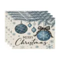 Blue Christmas Ornaments Style (款式-15)