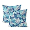 Blue White Tropical Floral Style 25 (Super Soft)