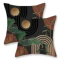 Black Base Tropical Leaf Style 24 (Super Soft)