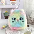 Porte-Monnaie Chat Coloré - Rose Pastel